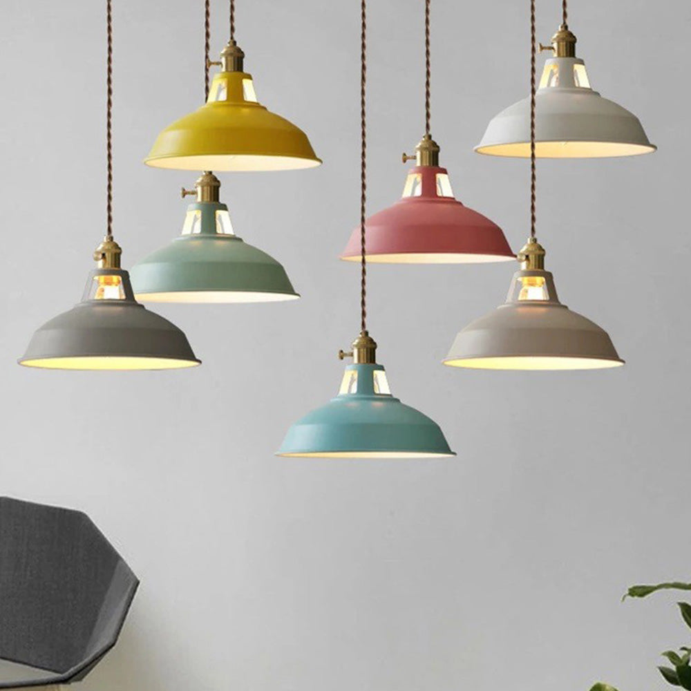 Cone Colorful Pendant Light