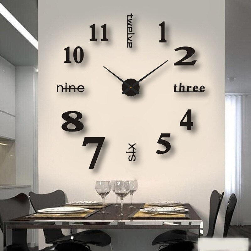 3D Creative Wall Clock