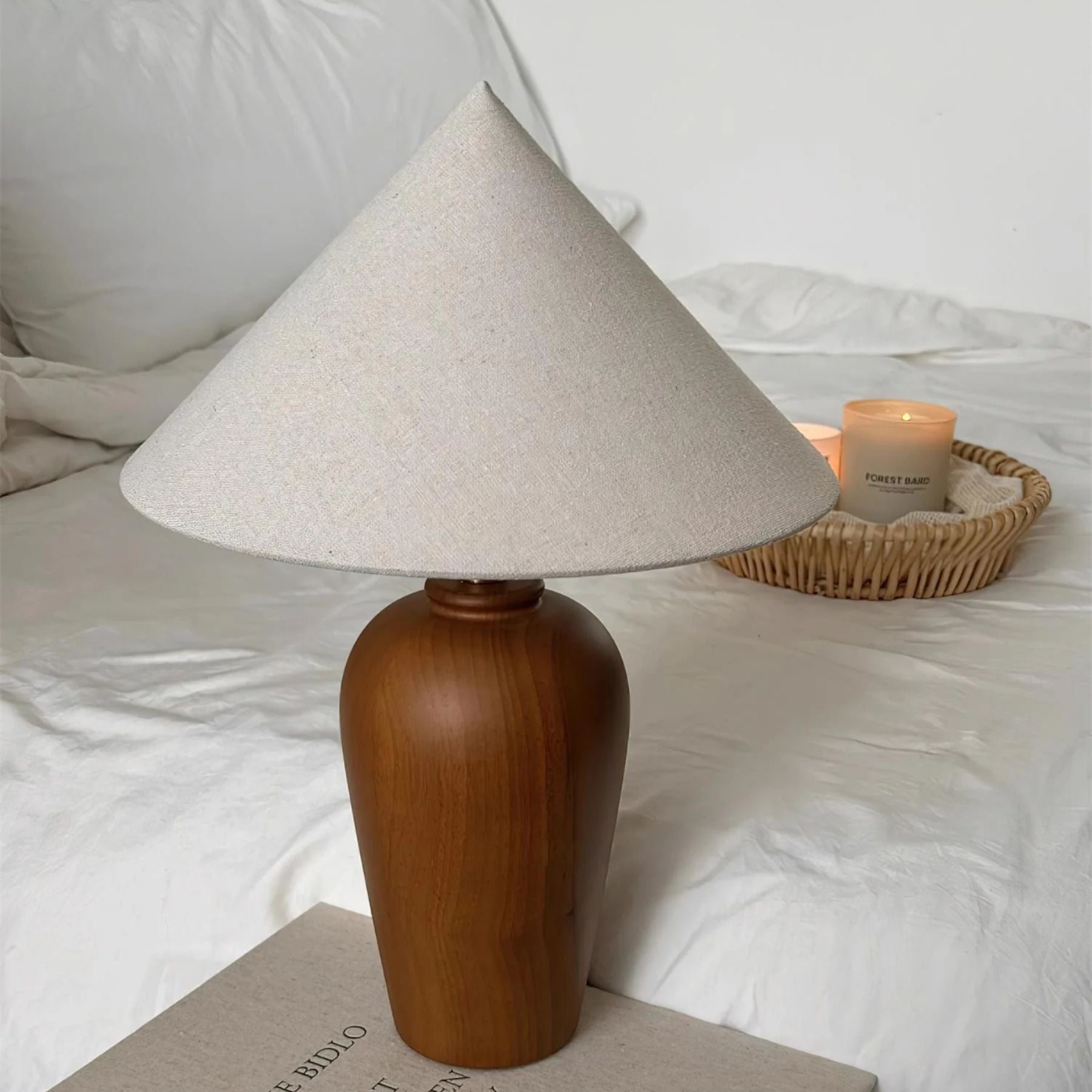 Brevo Wooden Table Lamp