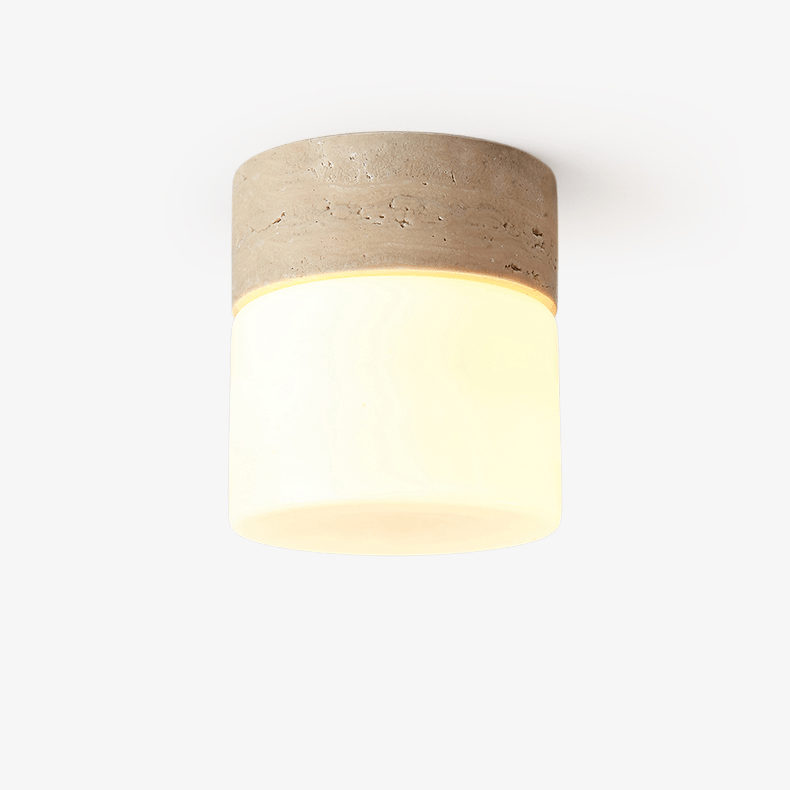 Tuppio Travertine Ceiling Light
