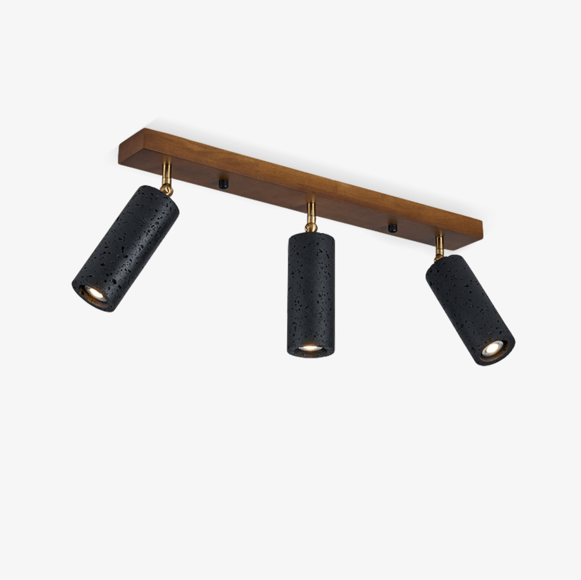 Zerno Triple Travertine Ceiling Light