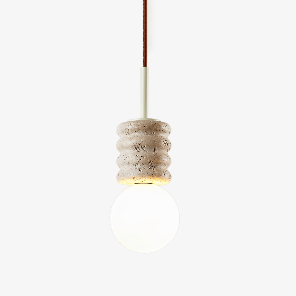 Fenora Travertine Pendant Light