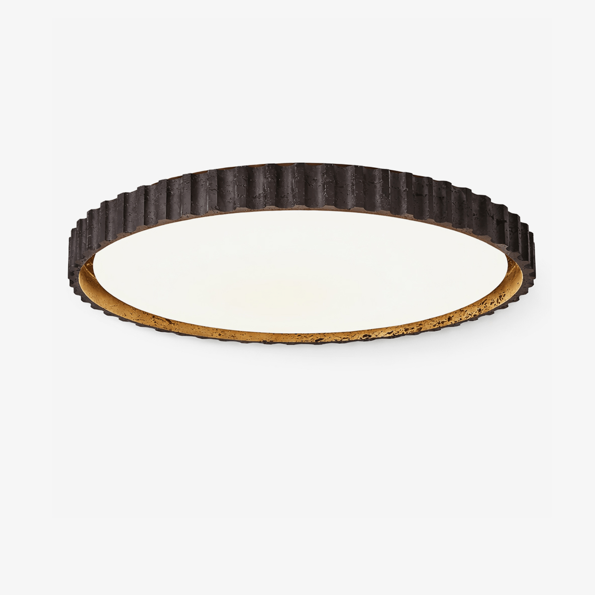 Obelso Travertine Ceiling Light
