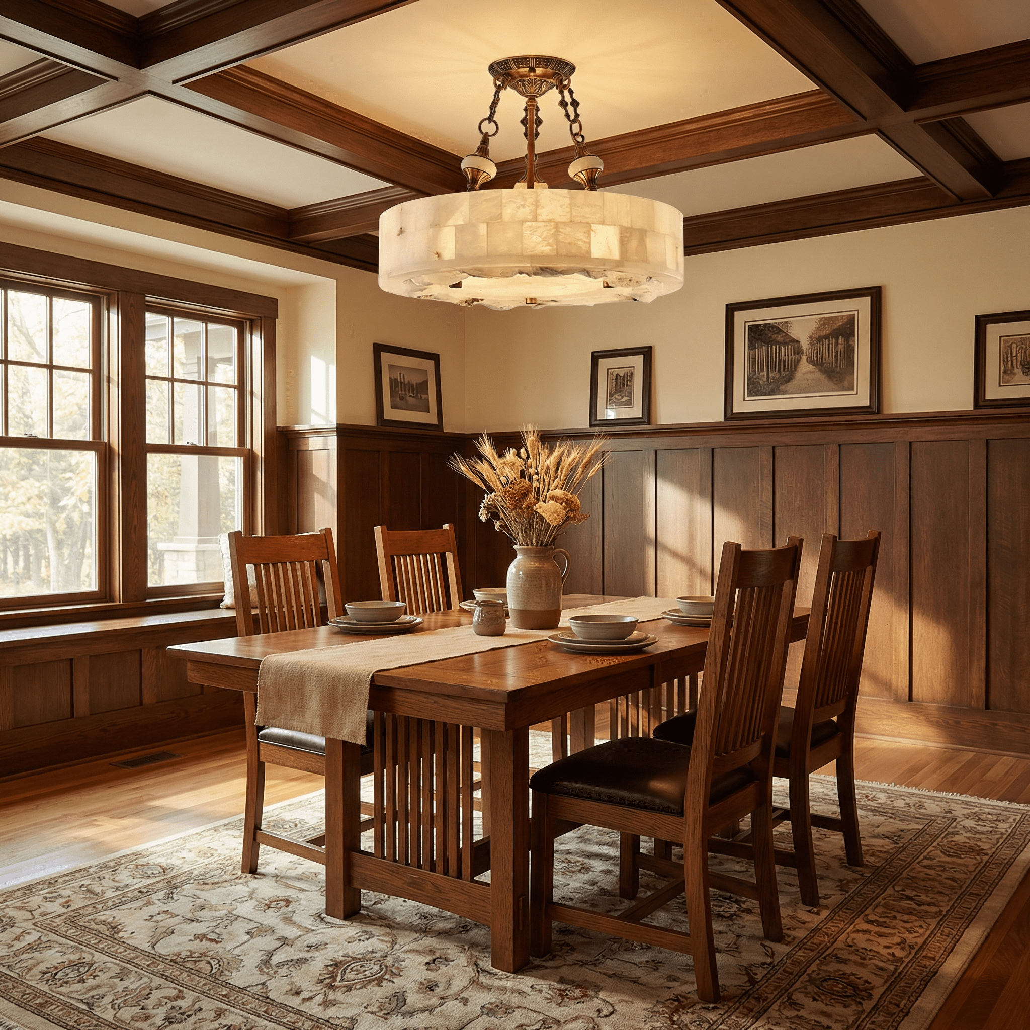 Torezy Alabaster Ceiling Light