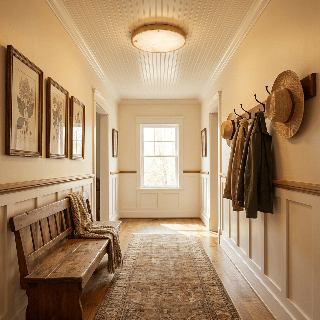 Hexano Alabaster Ceiling Light