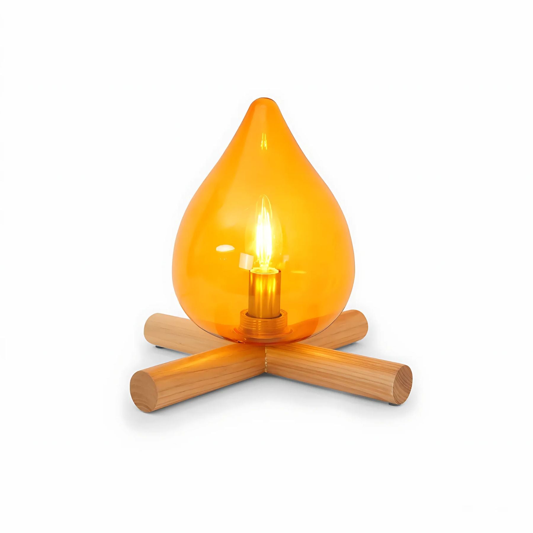 Houtvuurtje Table Lamp