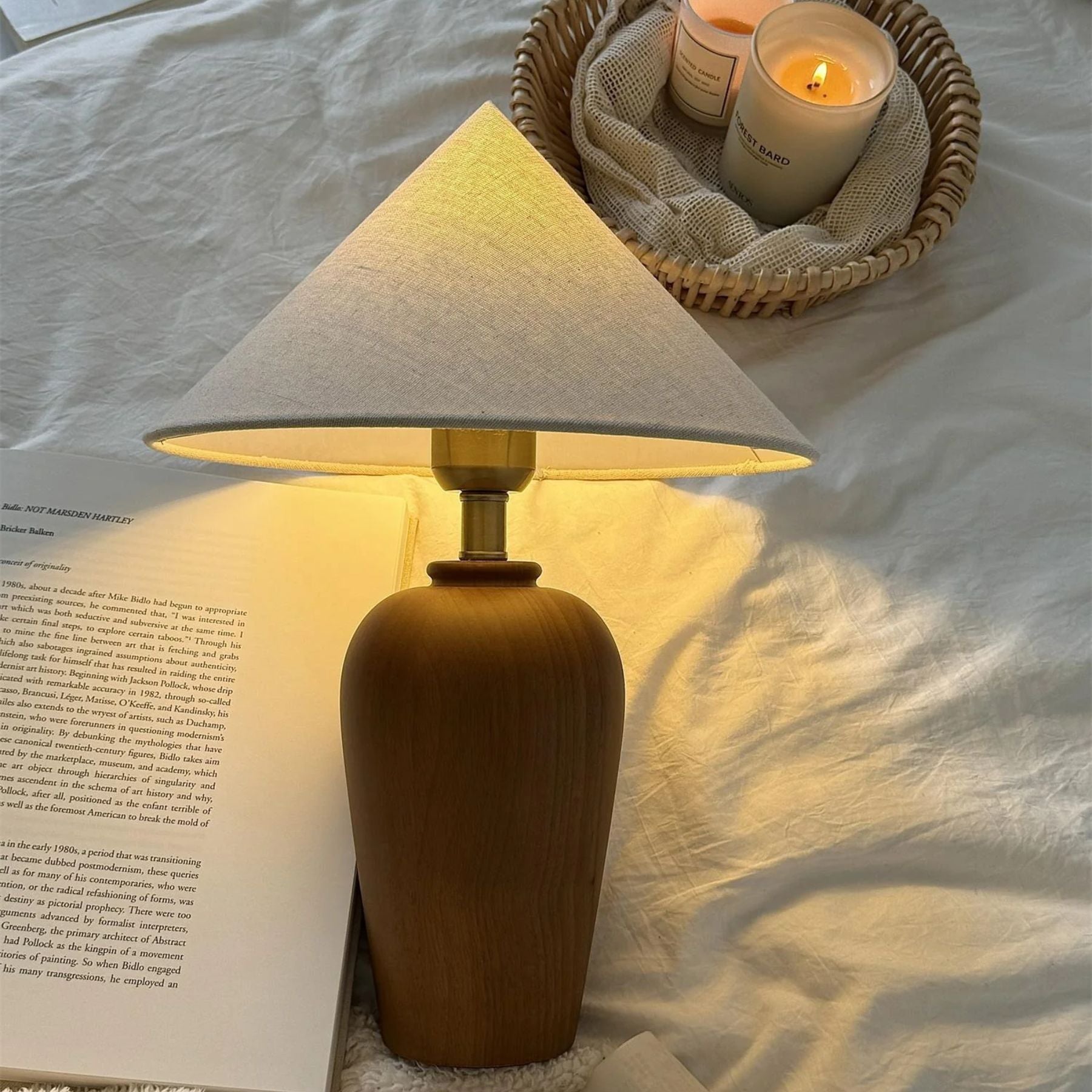 Brevo Wooden Table Lamp