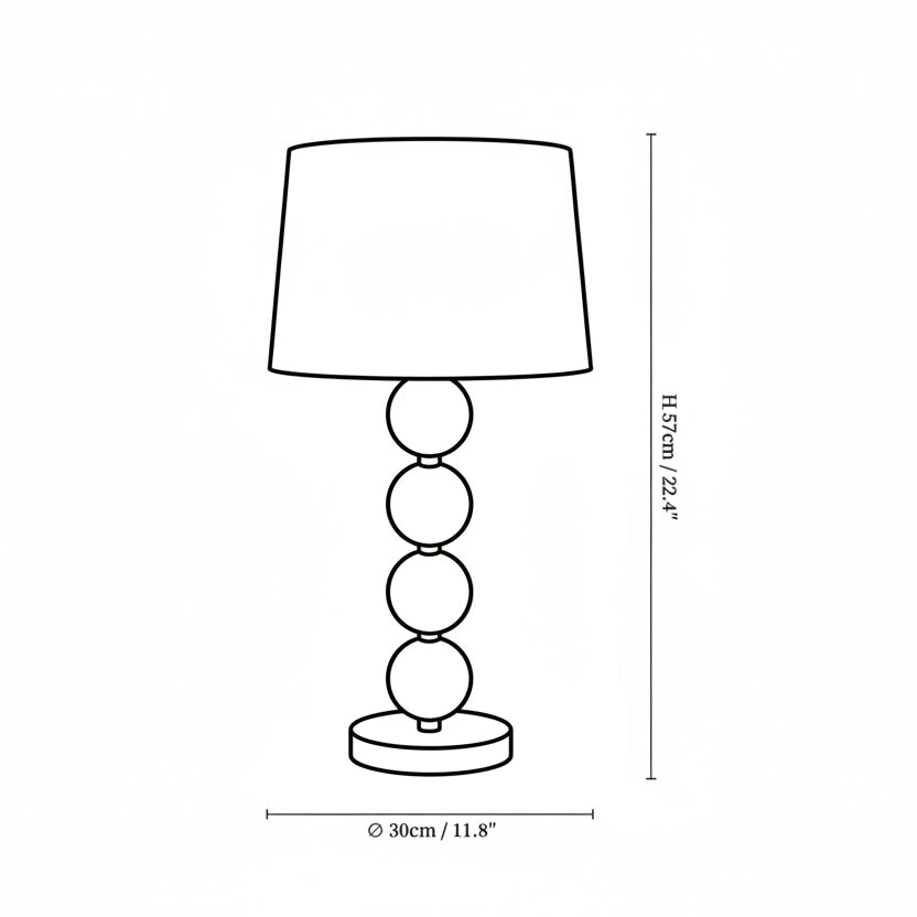 Merellis Marble Table Lamp