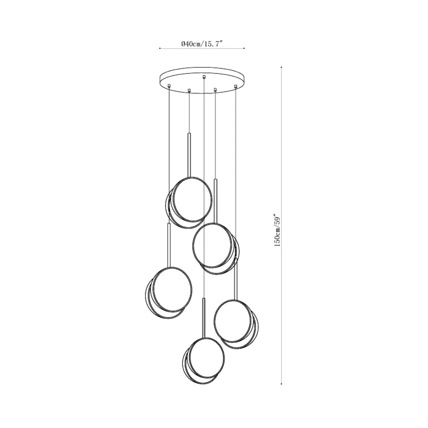 DuoDisc Pendant Light