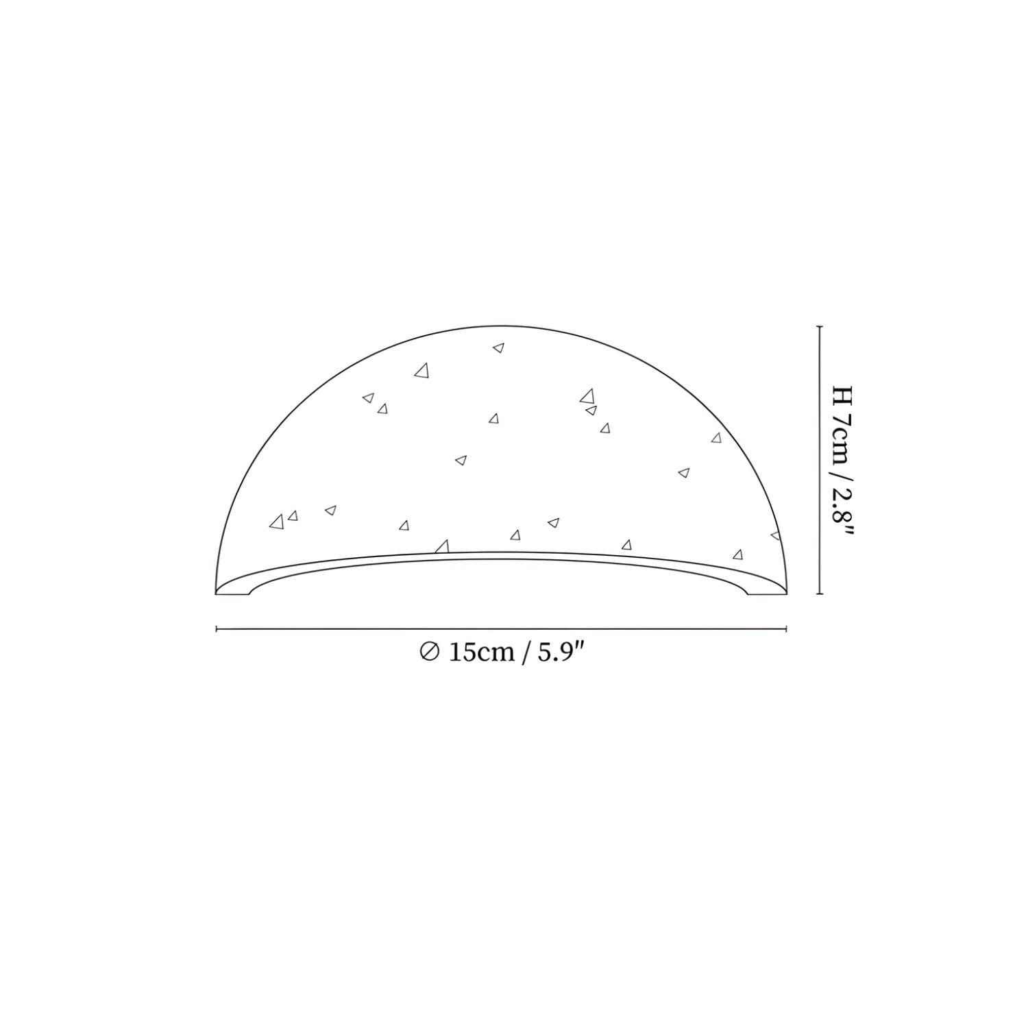 Devom Travertine Wall Light
