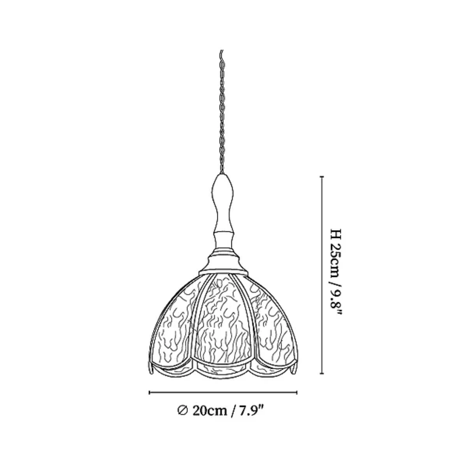 Forale Tiffany Pendant Light