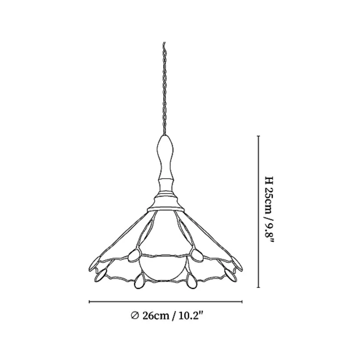 Forale Tiffany Pendant Light