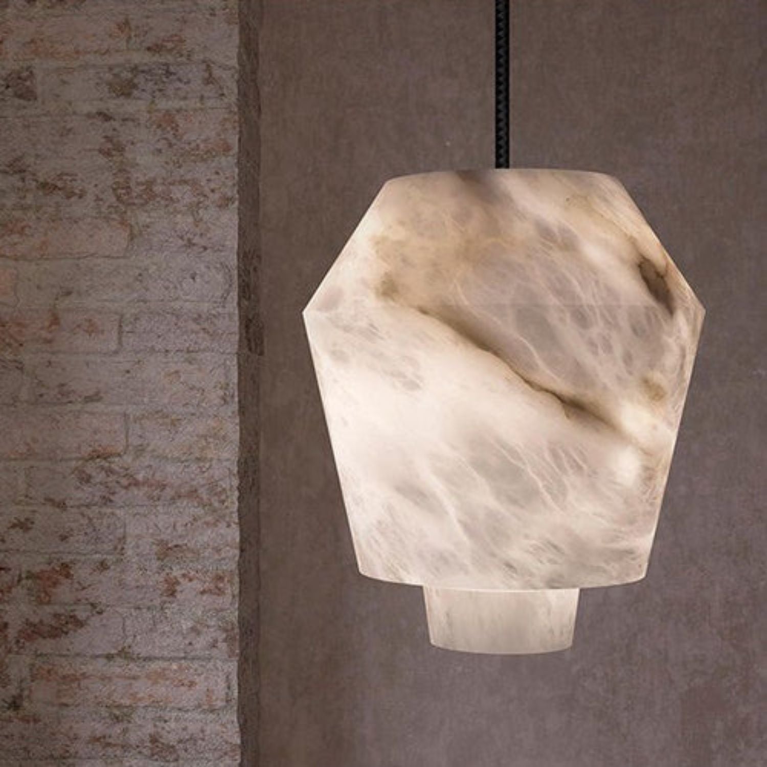 Velia Alabaster Pendant Light