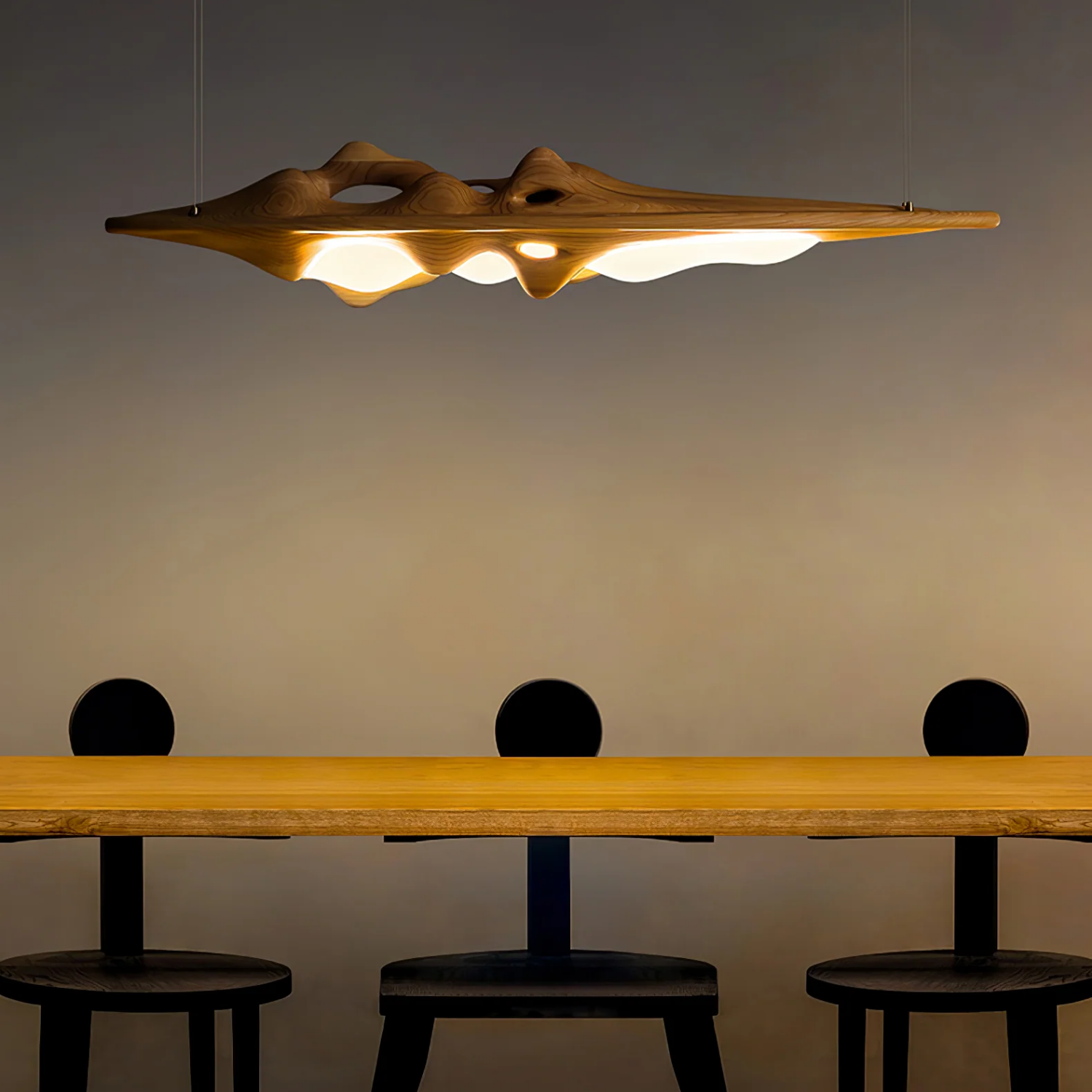 Diforaze Wooden Design Pendant Light