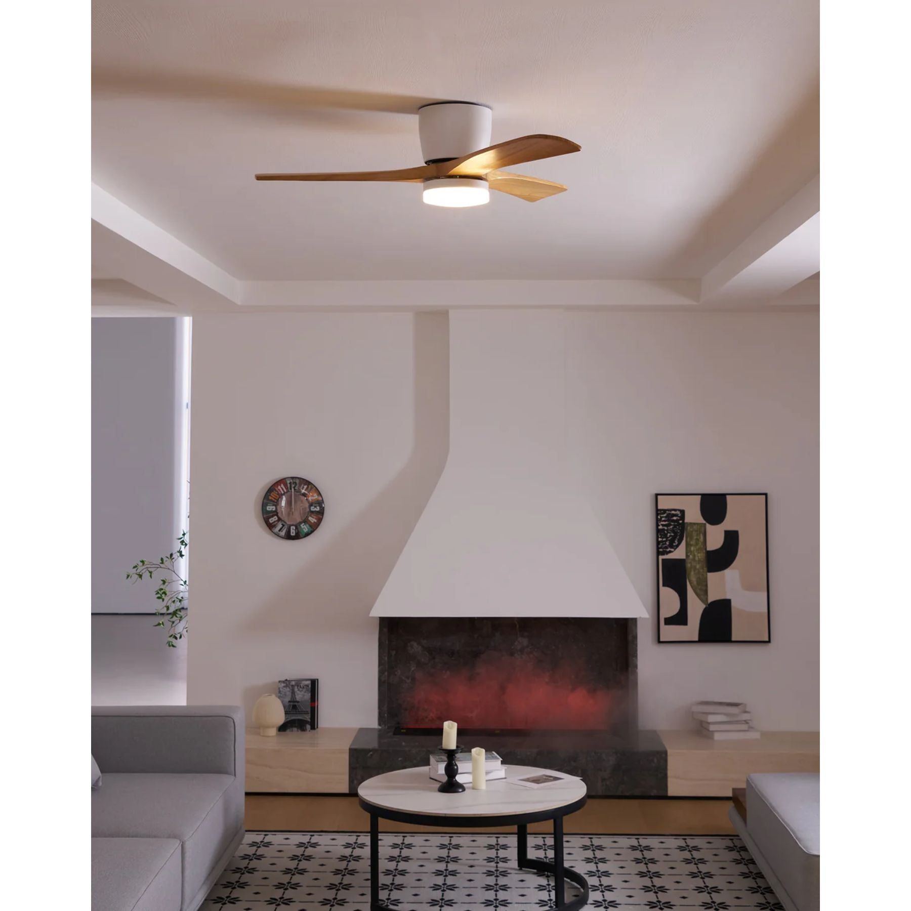 Lyio Wooden LED Ceiling Fan