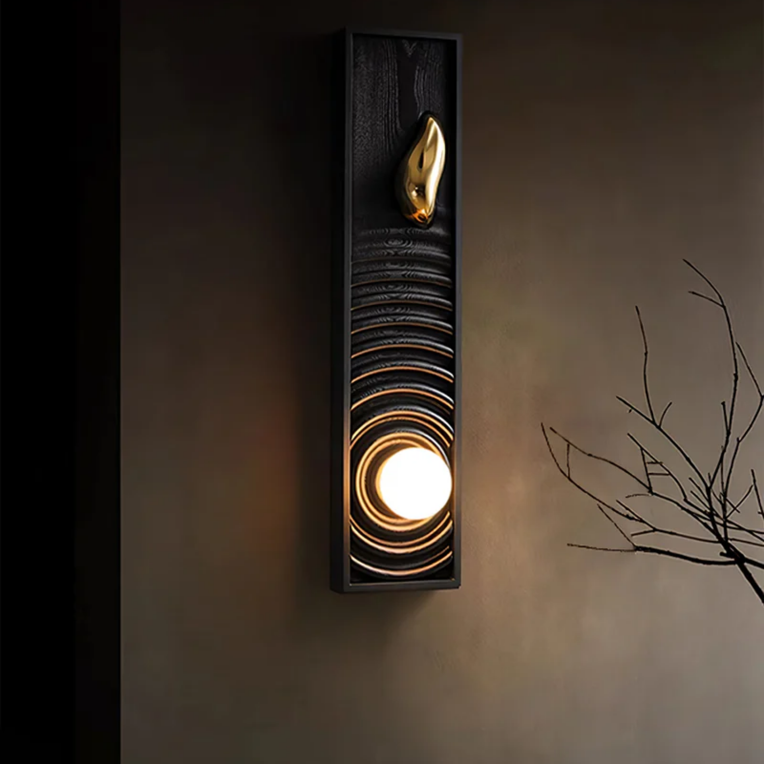 Moluze Wooden Wall Light