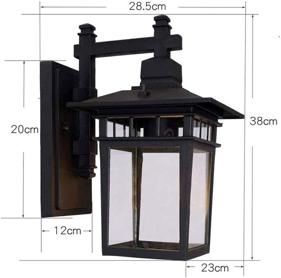 Silvax Lantern Outdoor Wall Light