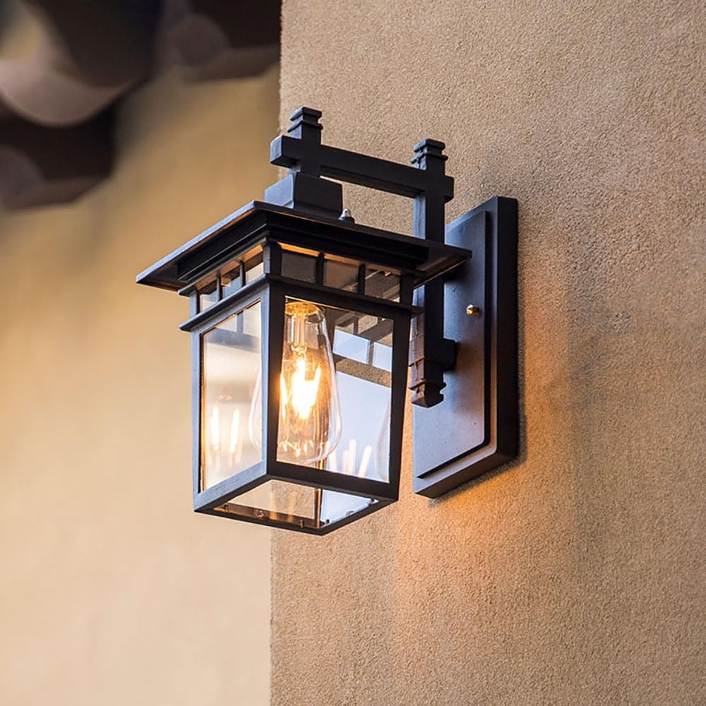 Silvax Lantern Outdoor Wall Light