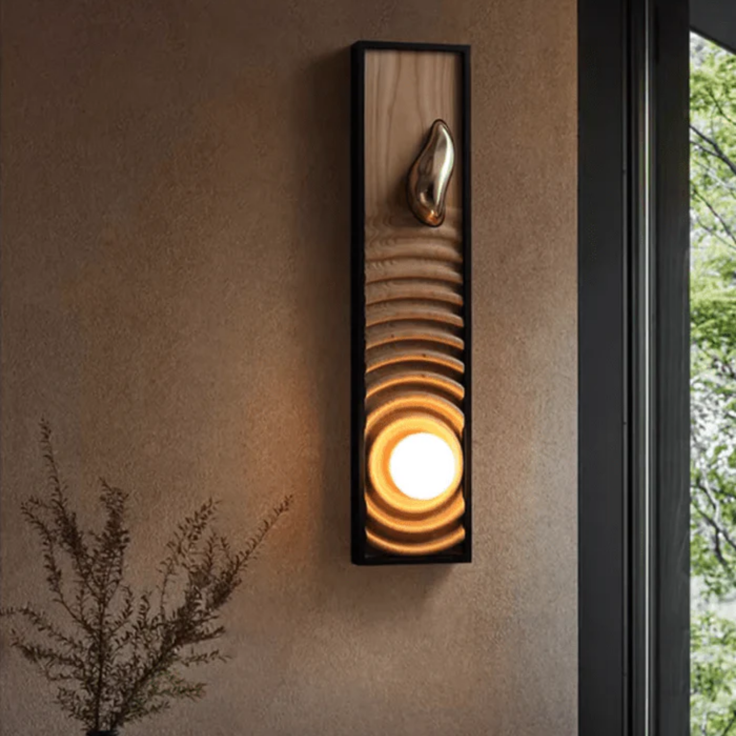 Moluze Wooden Wall Light