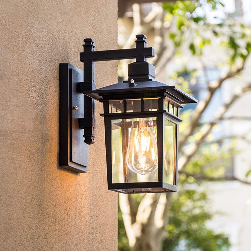 Silvax Lantern Outdoor Wall Light