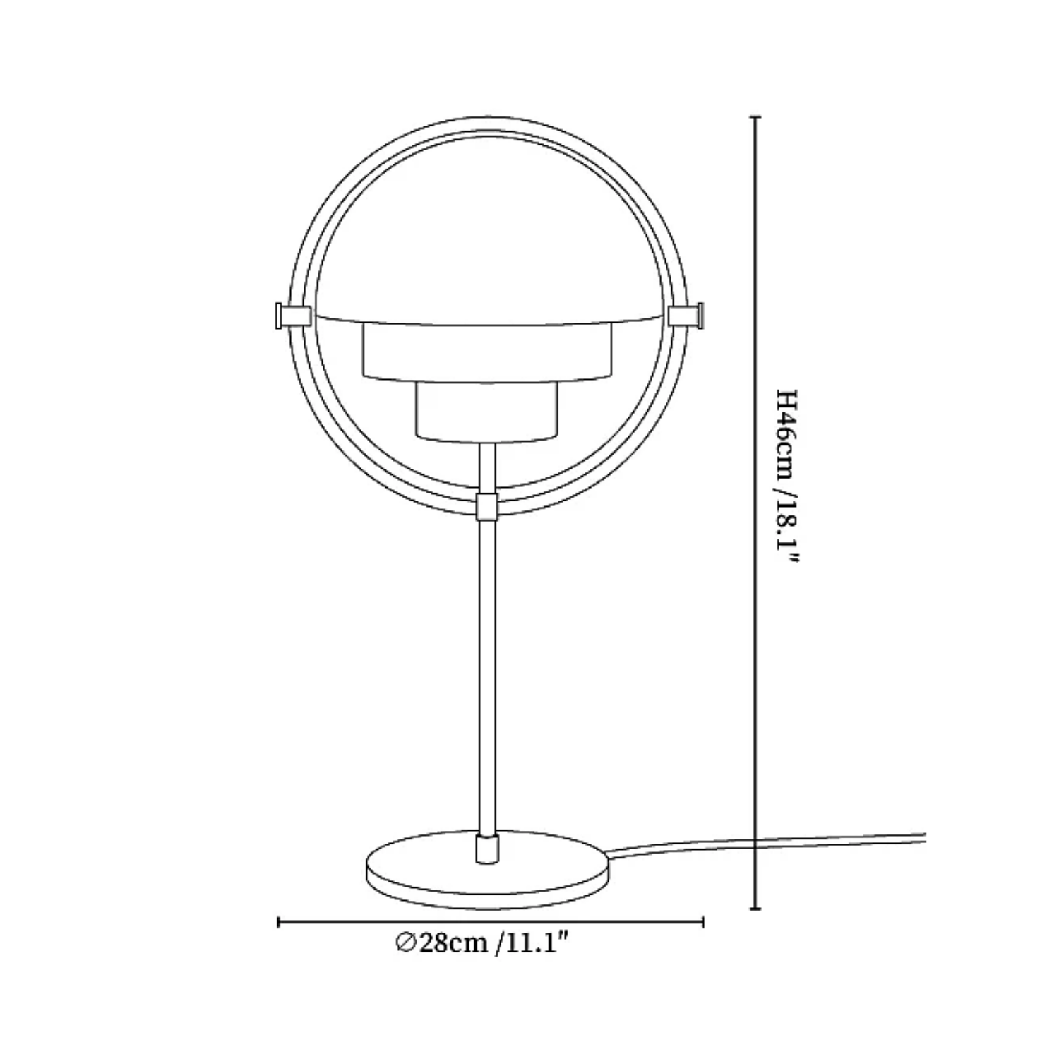 Daniso Danish Table Lamp