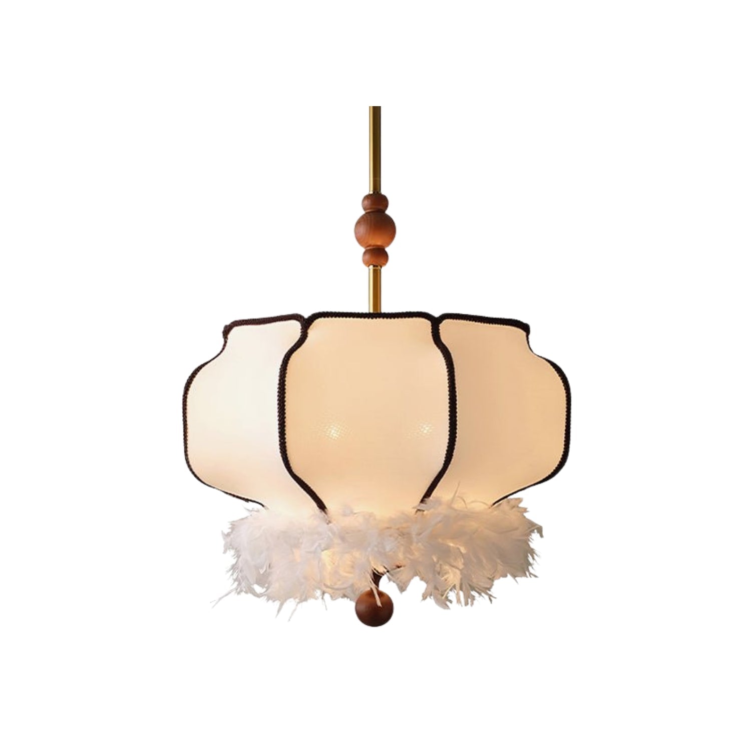 Tyvenna Feather Accent Pendant Light
