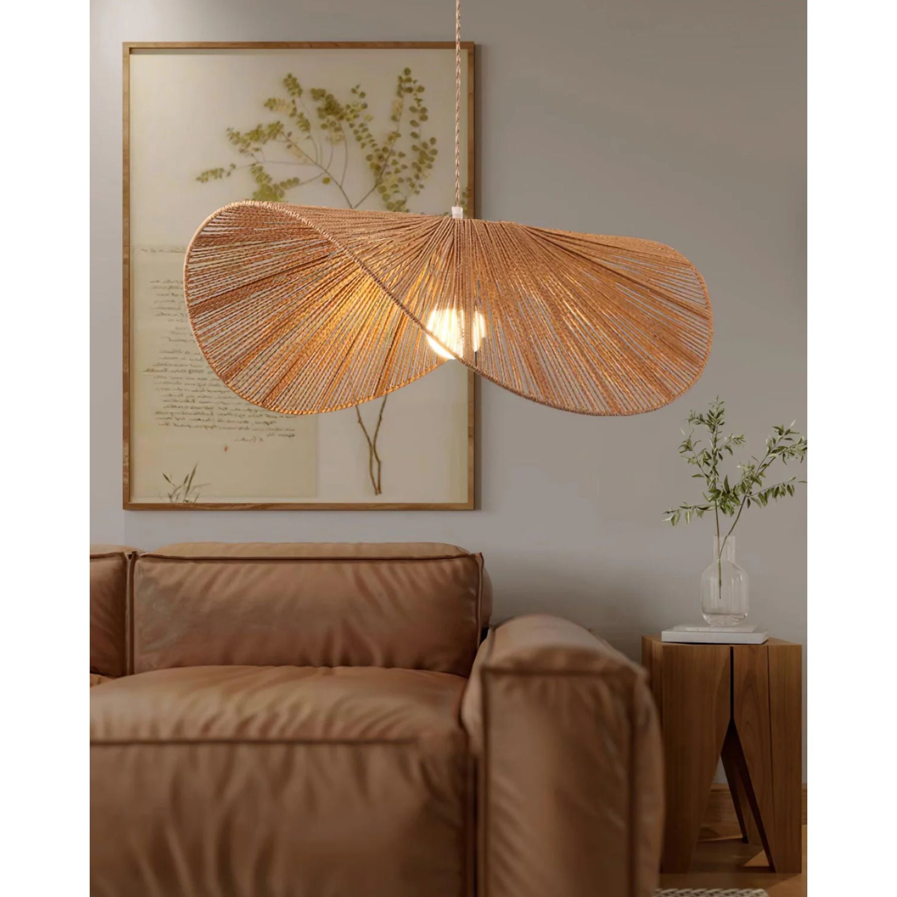 Woovo Hemp Rope Pendant Light