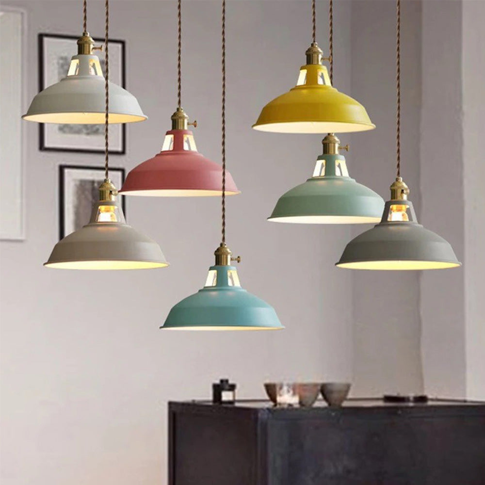 Cone Colorful Pendant Light