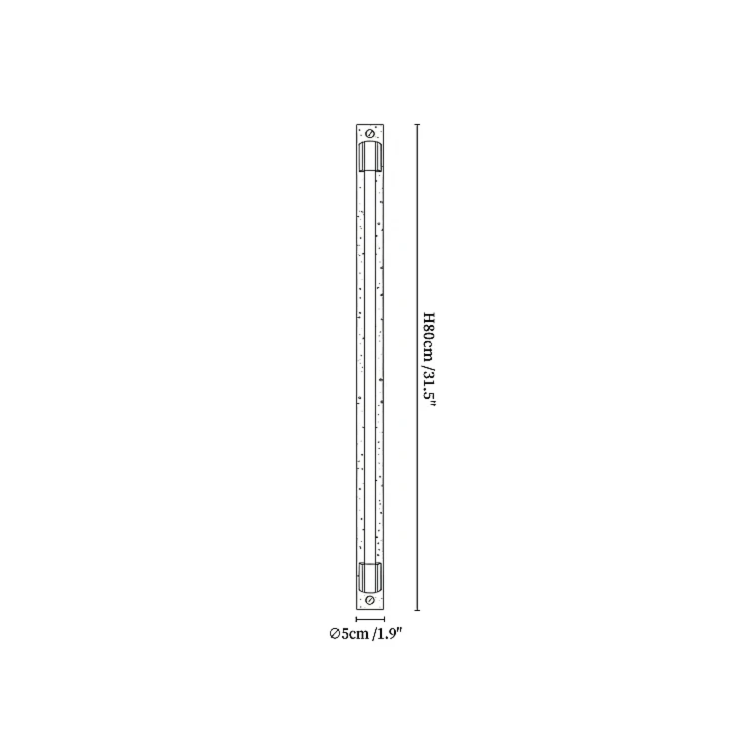 Fomessi Natural Stone Wall Light