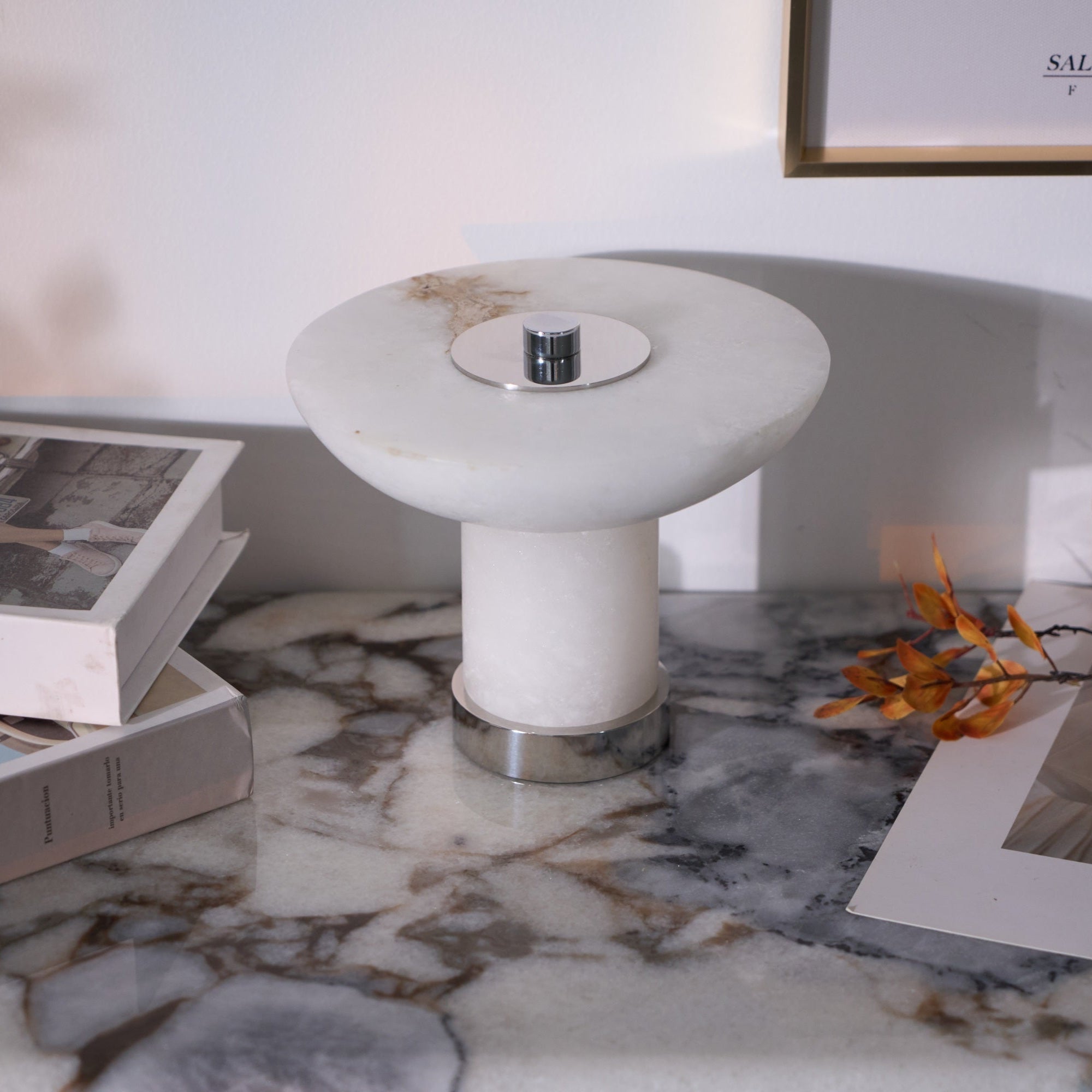 Aesmoze Alabaster Table Lamp