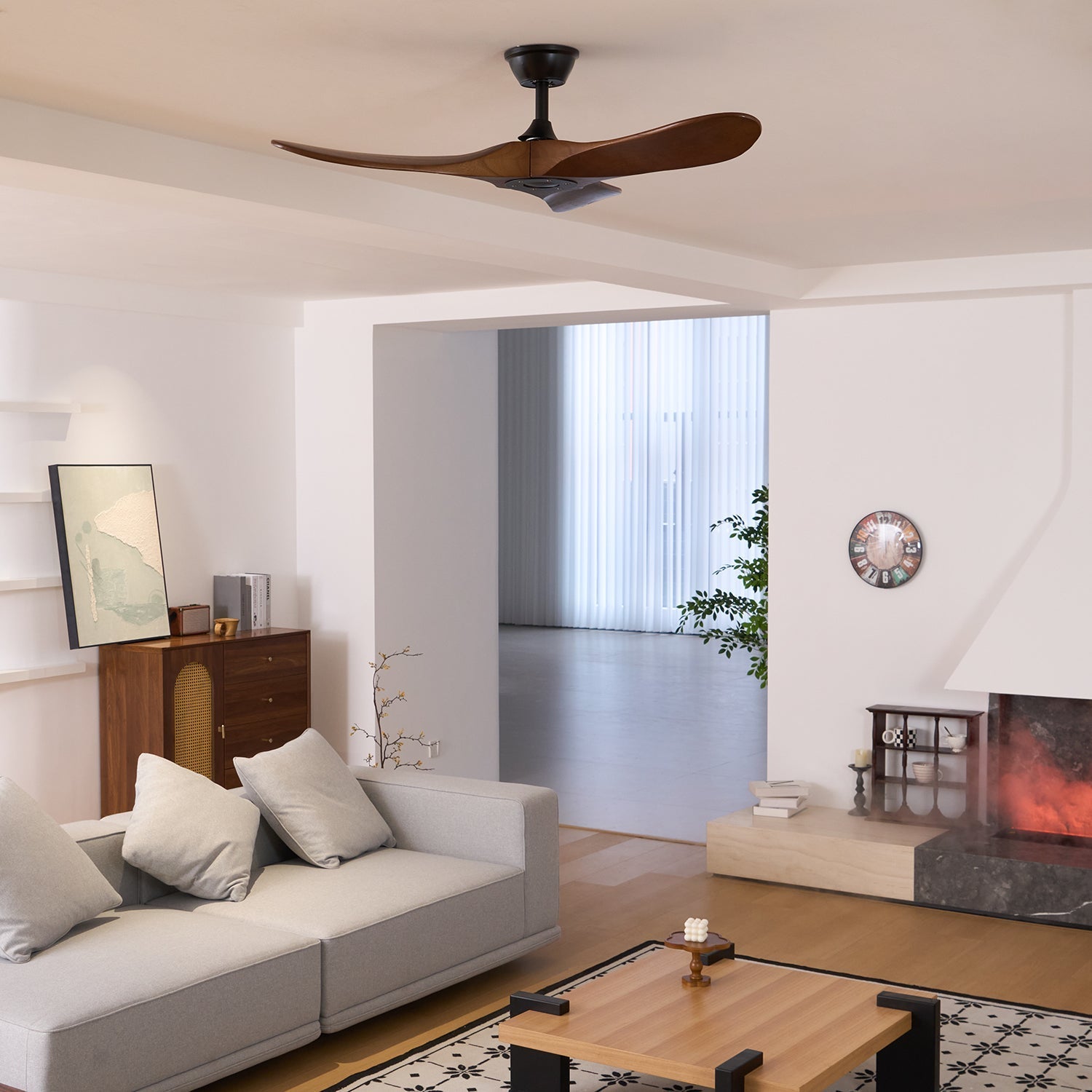 Leno Wooden Ceiling Fan