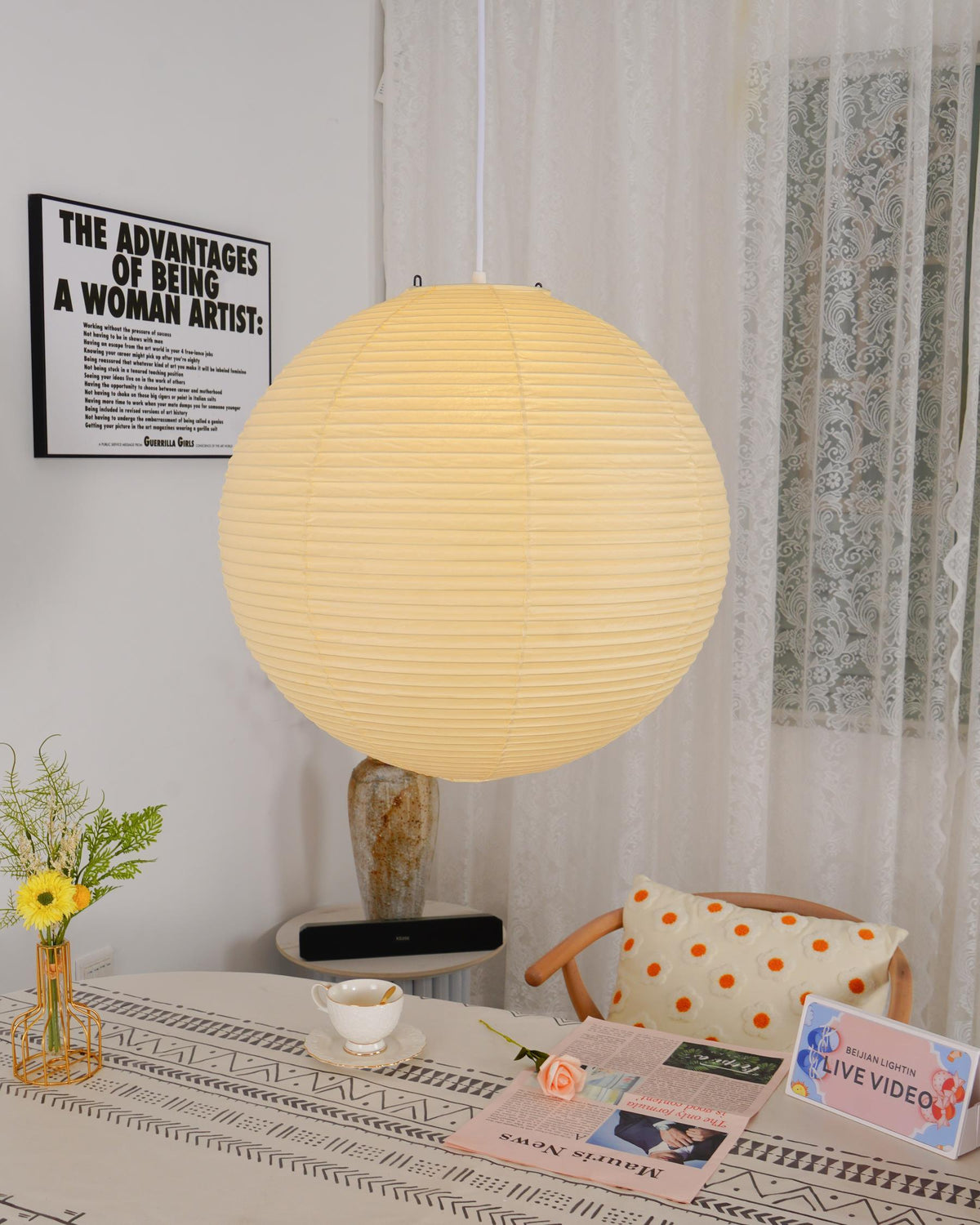 Dituli Globe Pendant Light