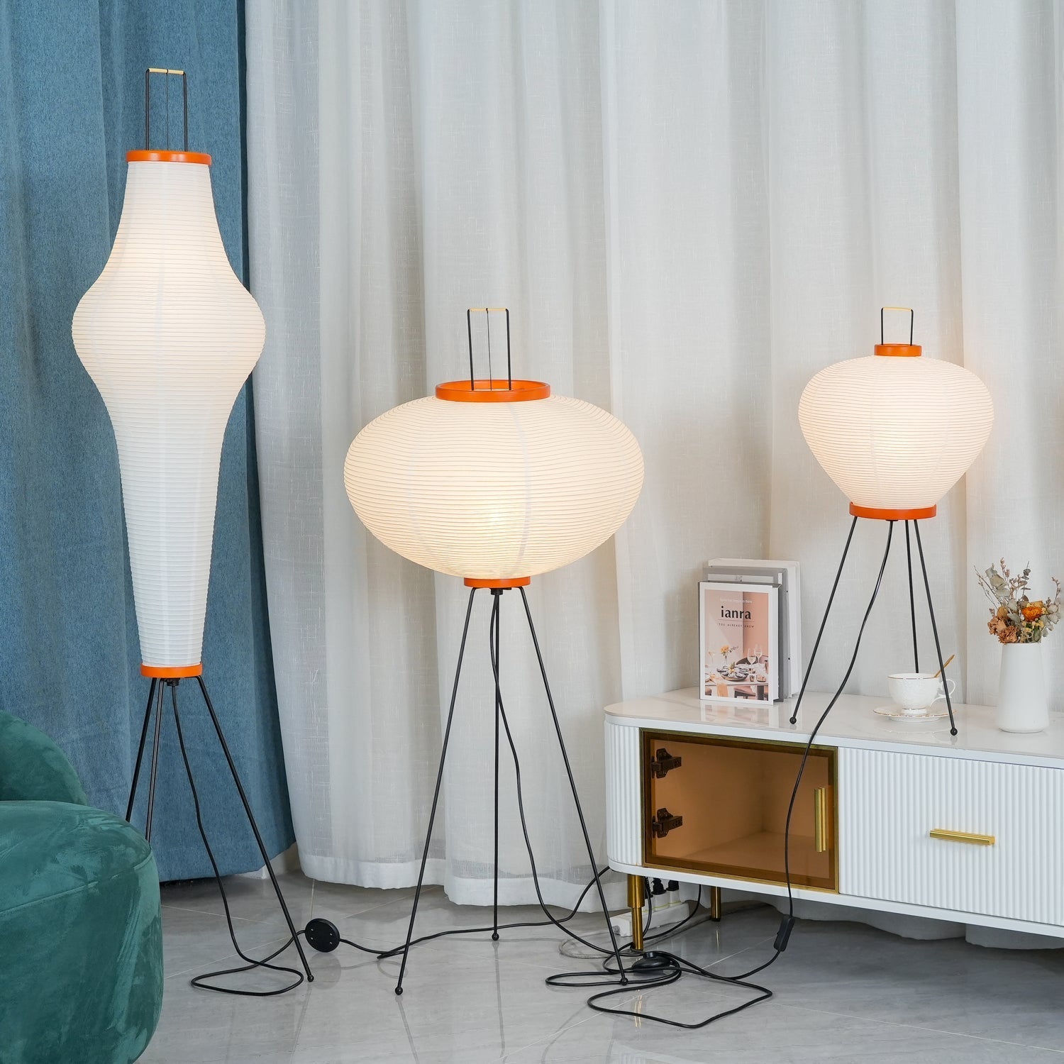 Lavon Rice Paper Floor Lamp