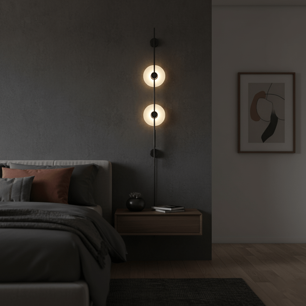 Duelsy Vertical Wall Light With Plug