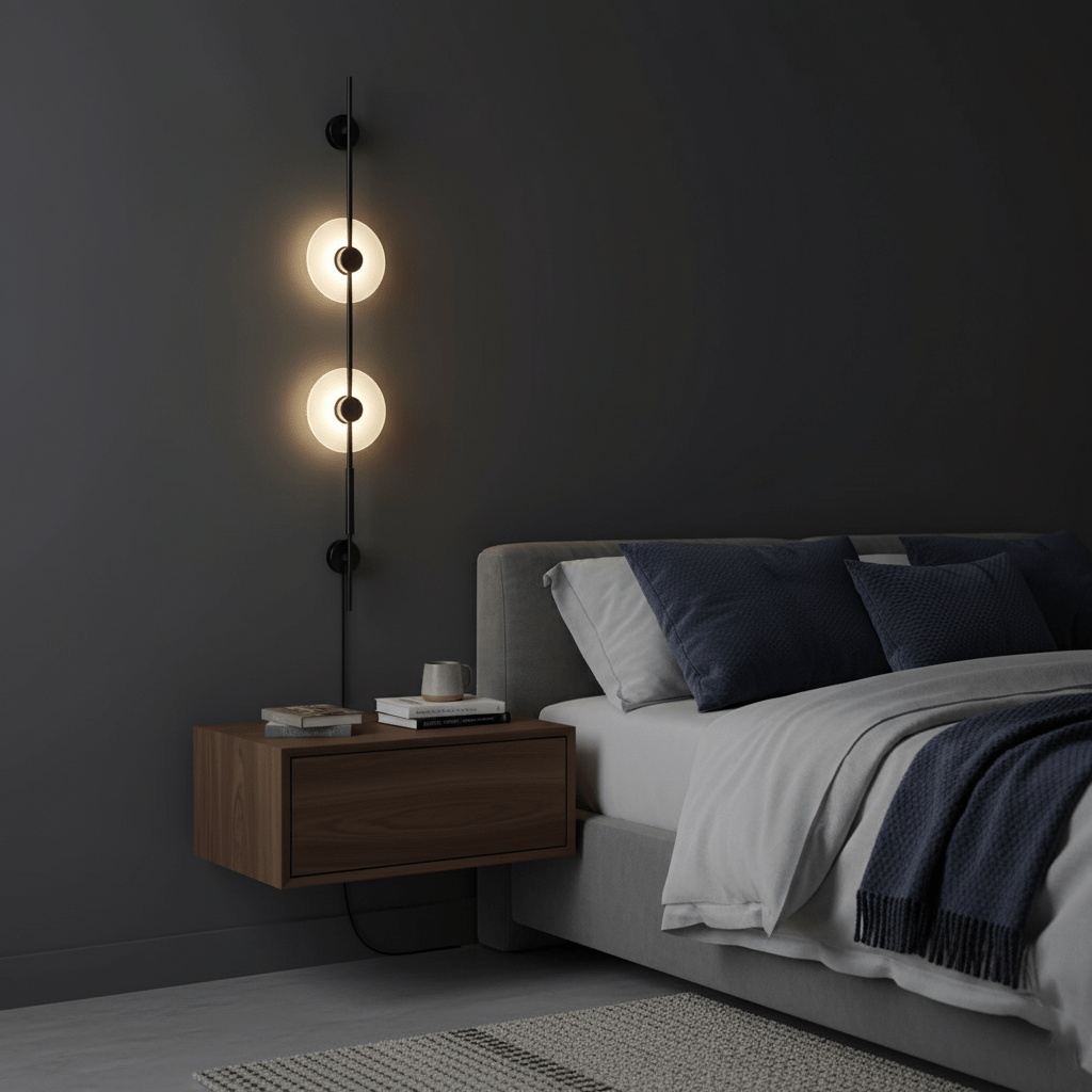 Duelsy Vertical Wall Light With Plug