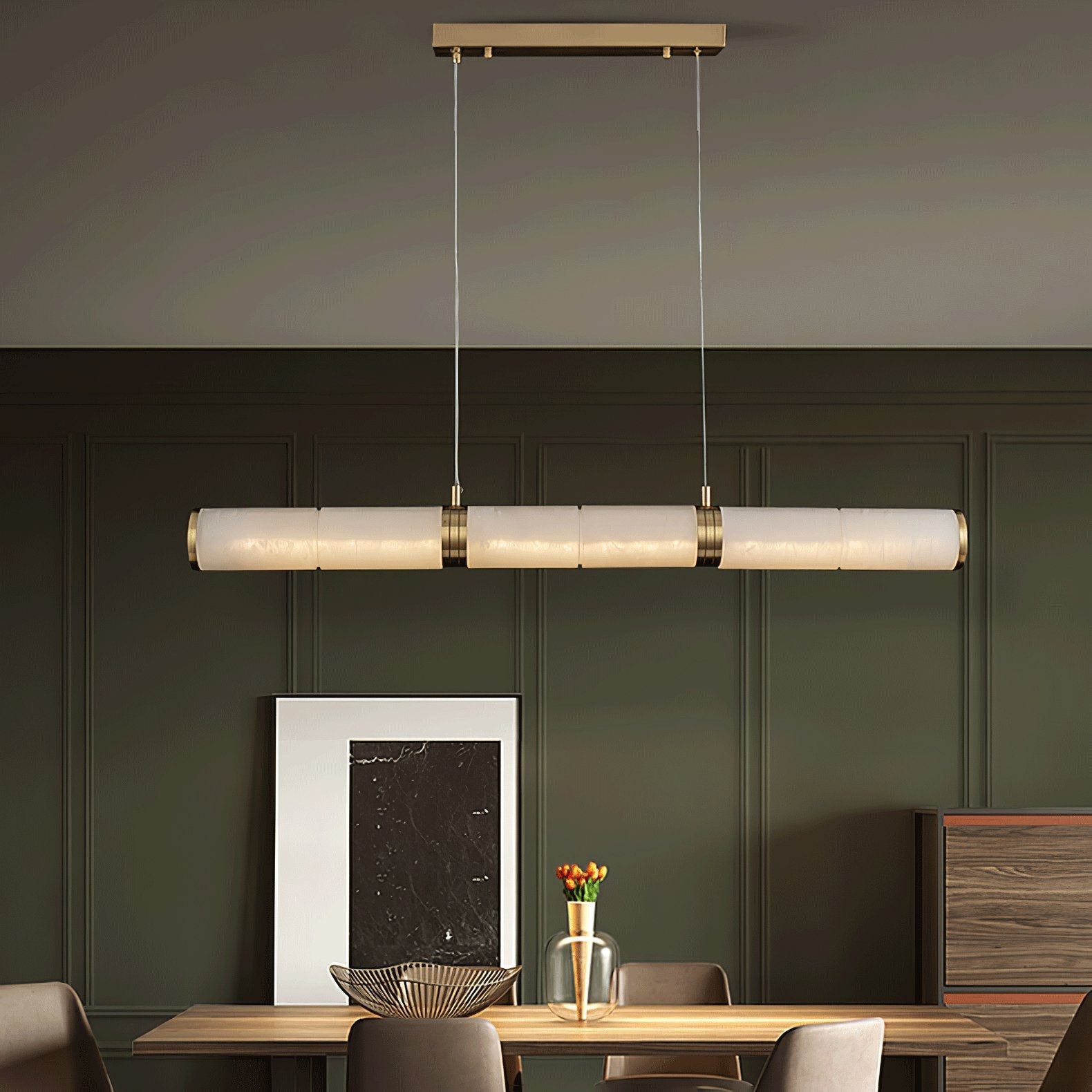 Becoza Alabaster Linear Pendant Light