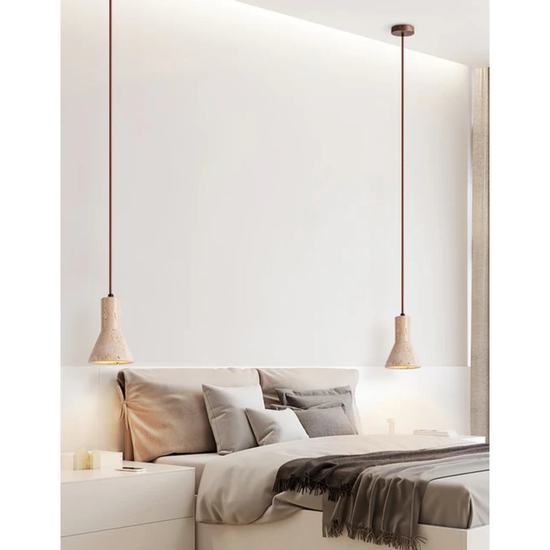 Aeremis Natural Stone Pendant Light