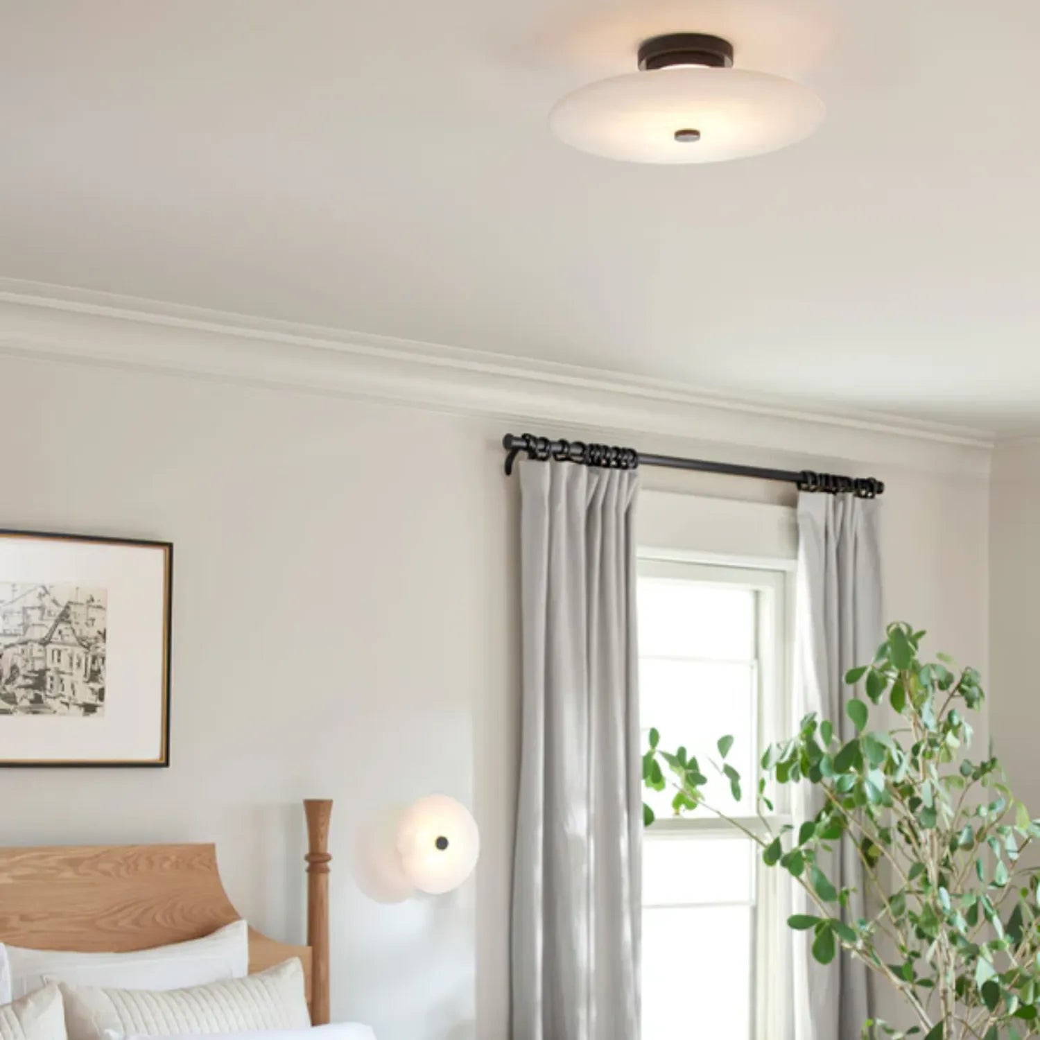 Jinso Alabaster Ceiling Light