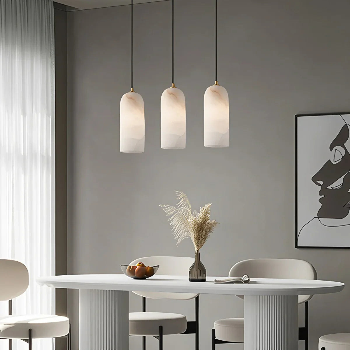 Ravilo Alabaster Pendant Light