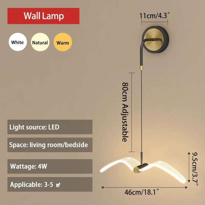 Milze Bird Wall Light