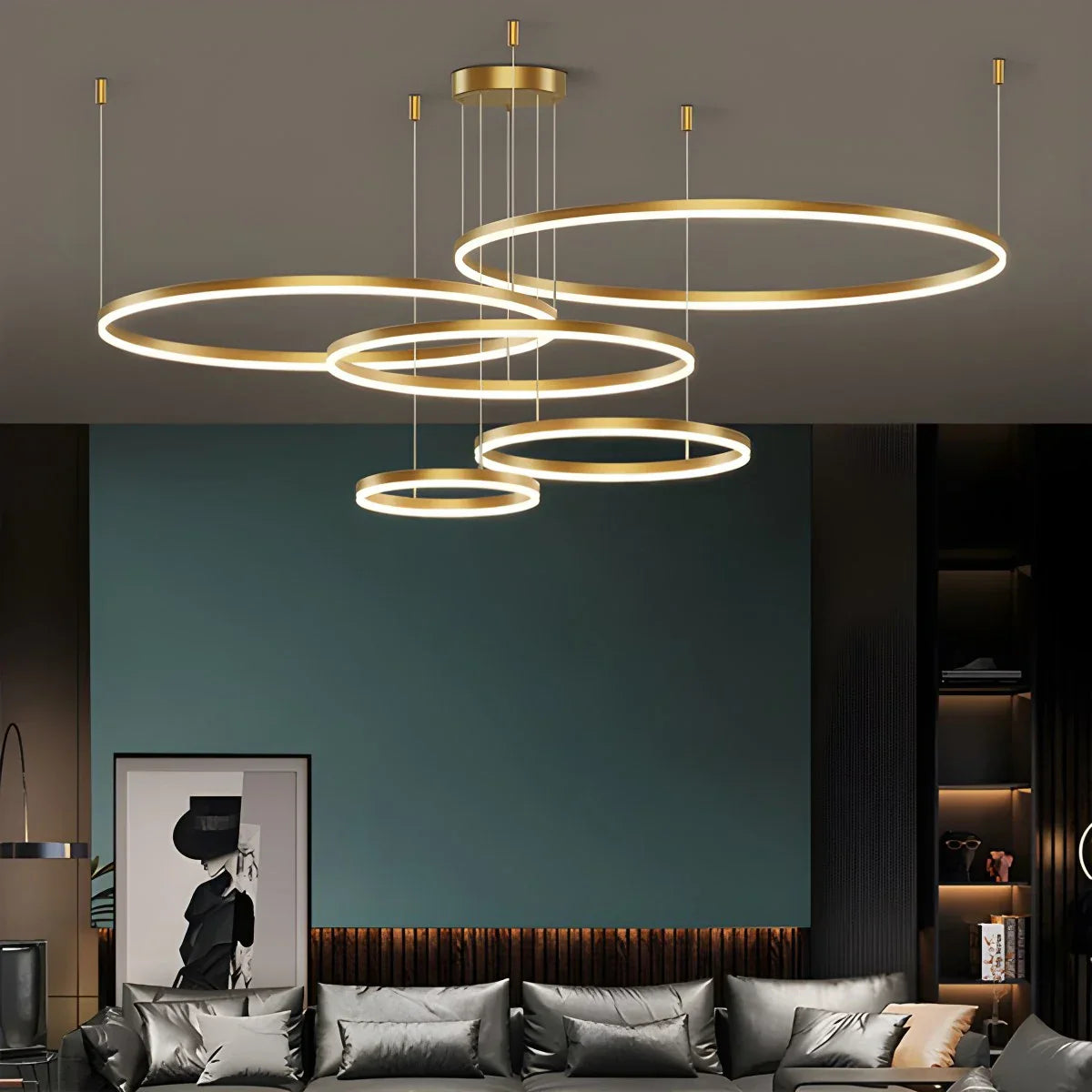 Circora Layered Ring Pendant Light