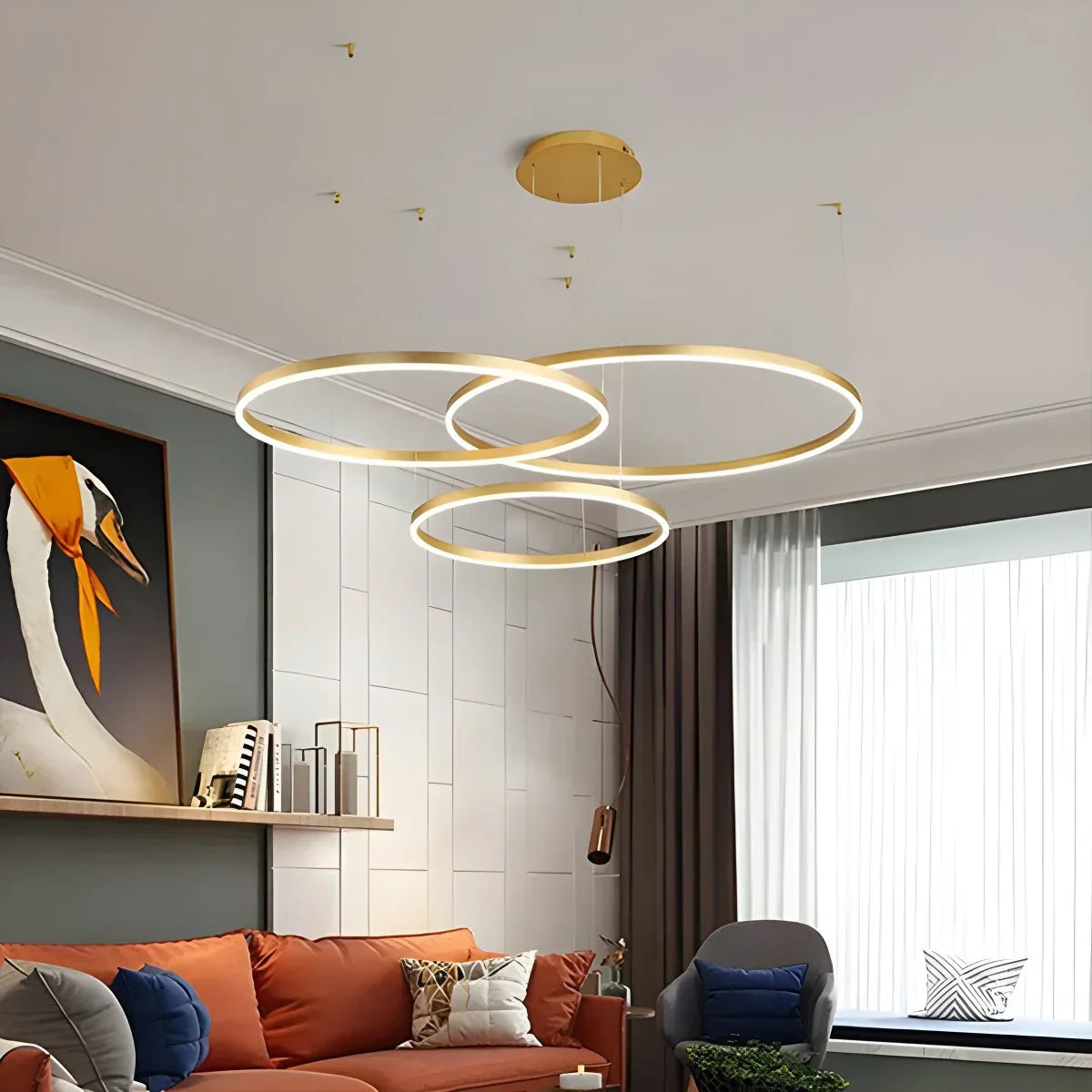Circora Layered Ring Pendant Light