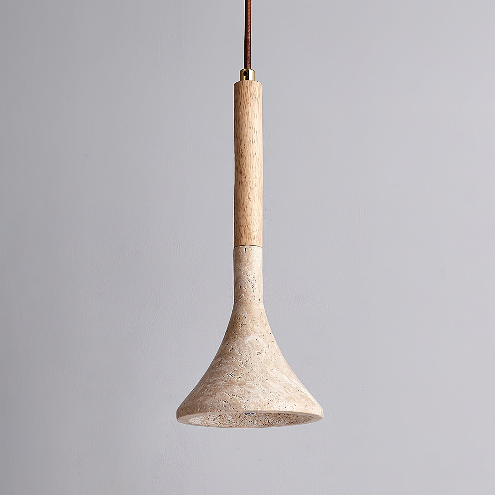 Lebomis Travertine Pendant Light