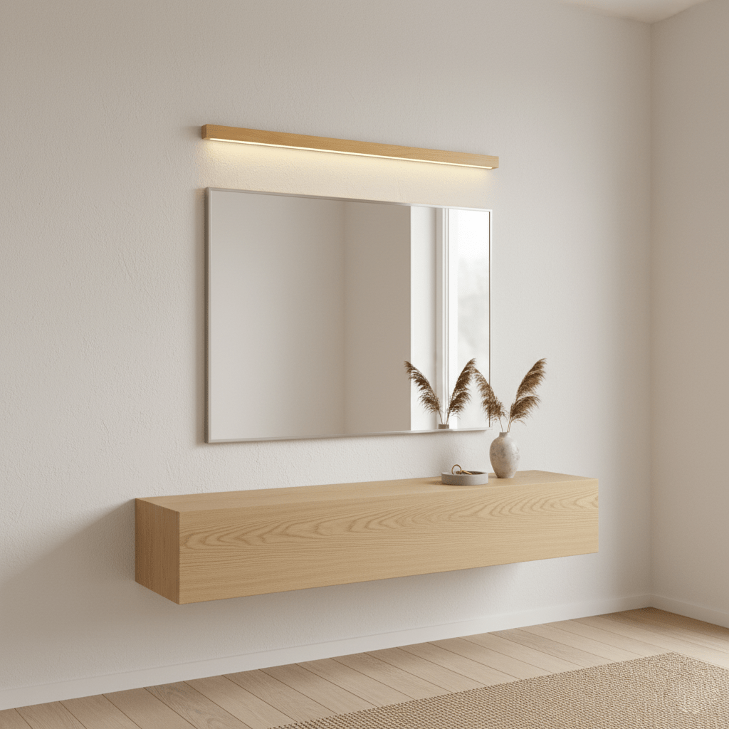 Meron Linear Wooden Wall Light