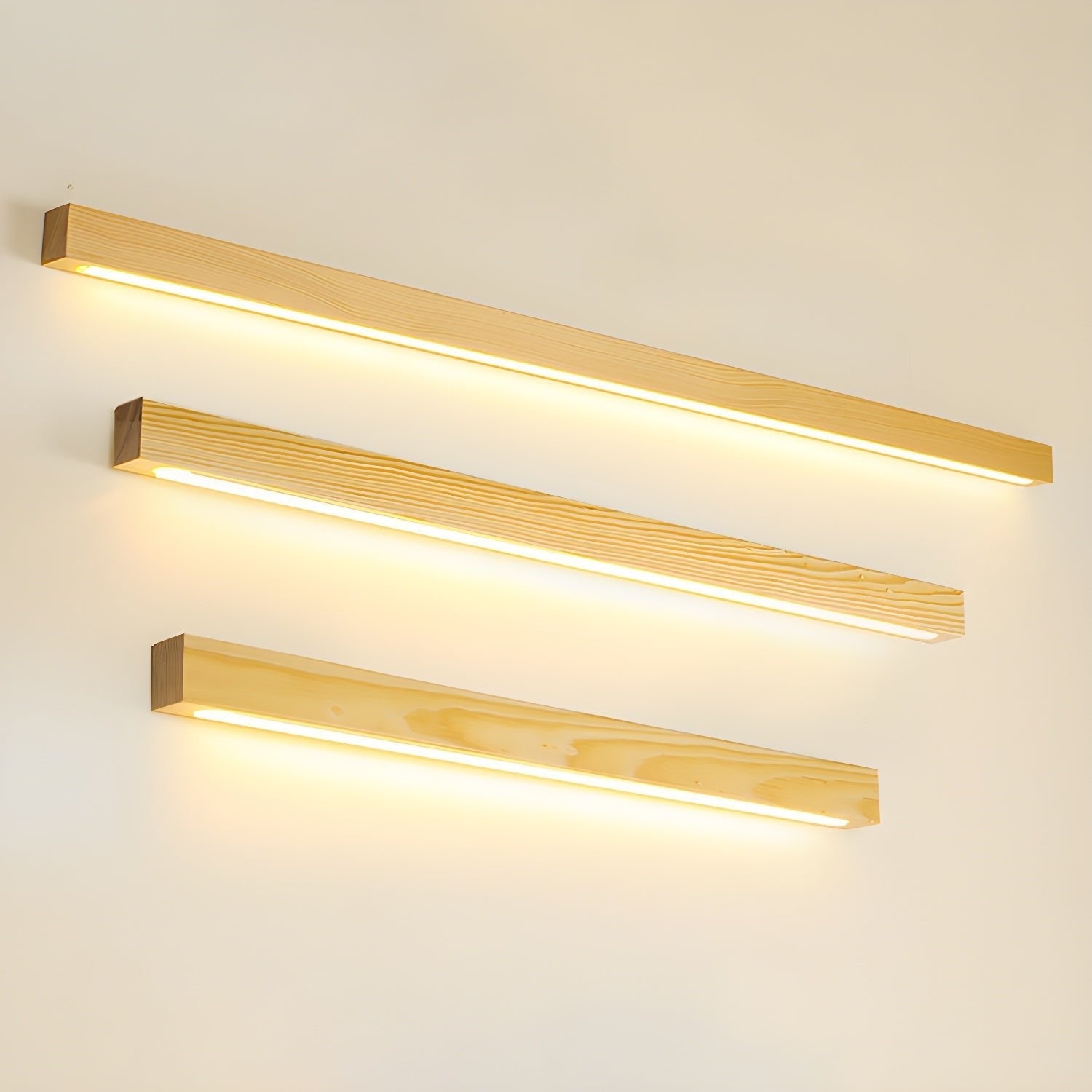 Meron Linear Wooden Wall Light