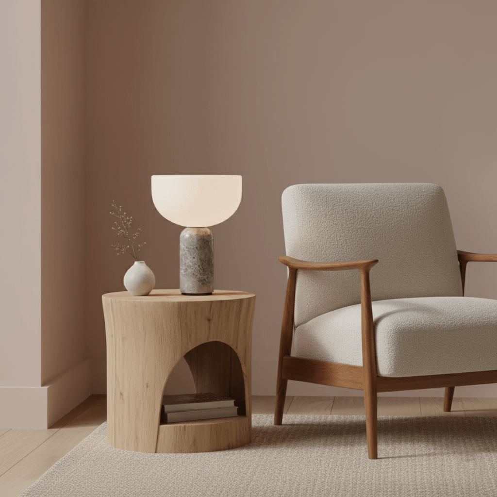 Kelmo Marble Table Lamp