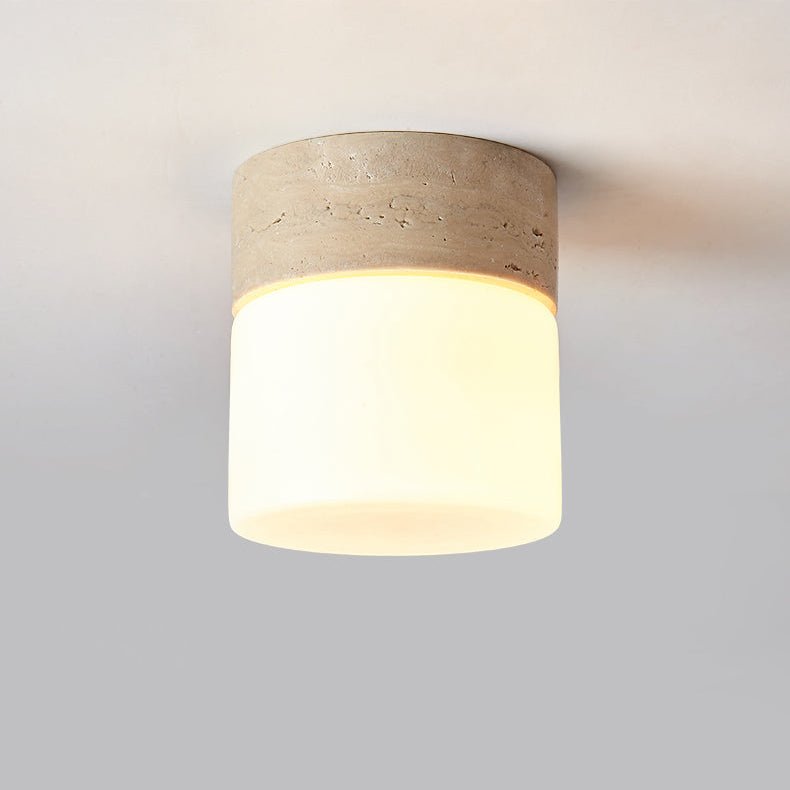 Tuppio Travertine Ceiling Light