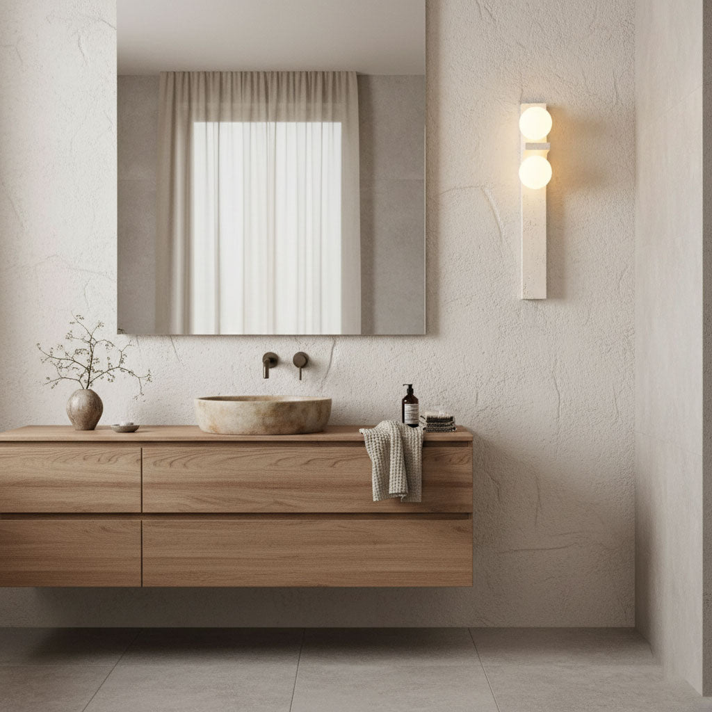 Asencis Natural Stone Wall Light