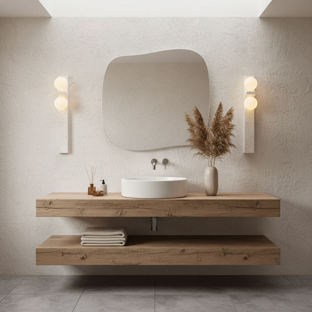 Asencis Natural Stone Wall Light