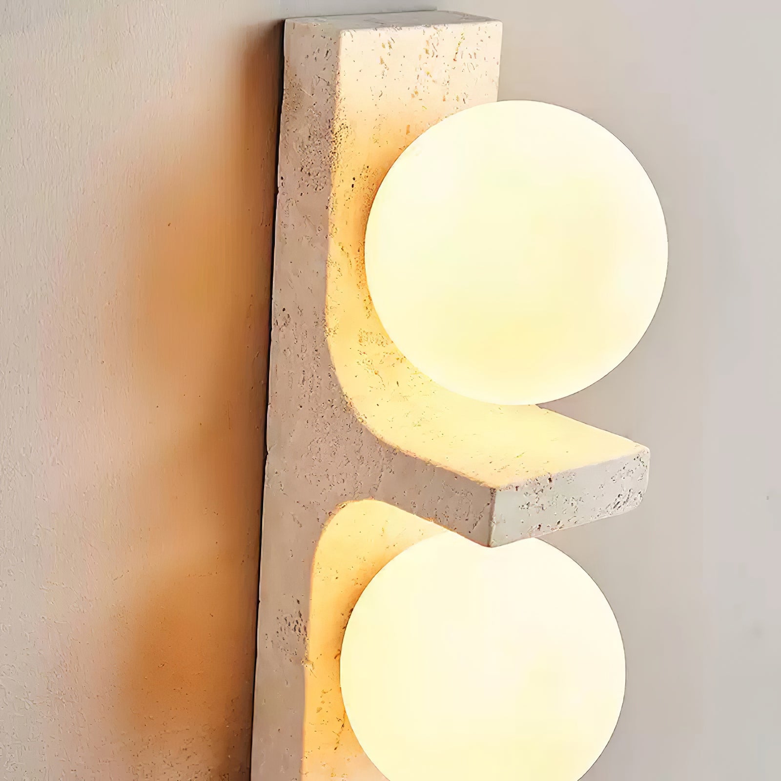 Asencis Natural Stone Wall Light